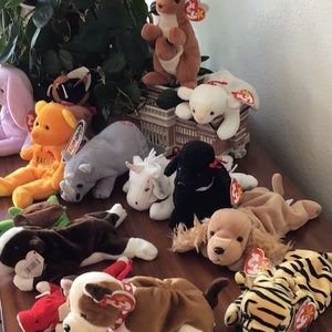 Ty Beanie Babies and friends.